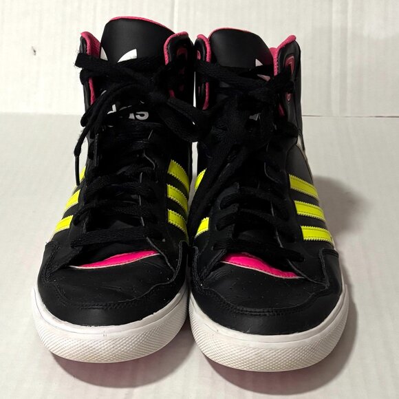 Adidas Womens Extaball Black/Pink Sneaker - Picture 4 of 8